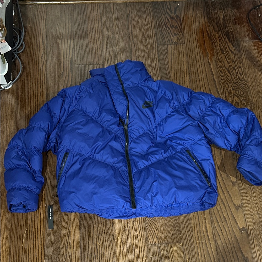 NWT Nike Sportswear all day royal blue therma puffer jacket sz L